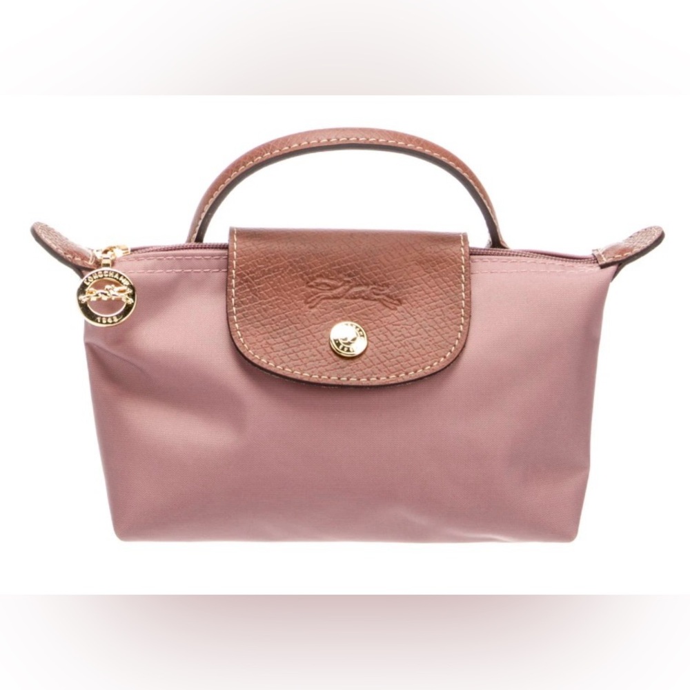 Longchamp Mini Bag in Pink and Brown